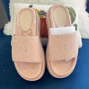 Platform Slide Sandals